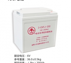 广东胶体蓄电池3-evf-200